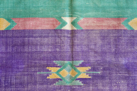 vintage colorful kilim / 20631 | WOVEN