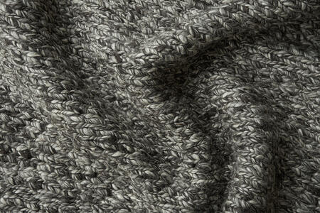 mohair braid - charcoal | WOVEN