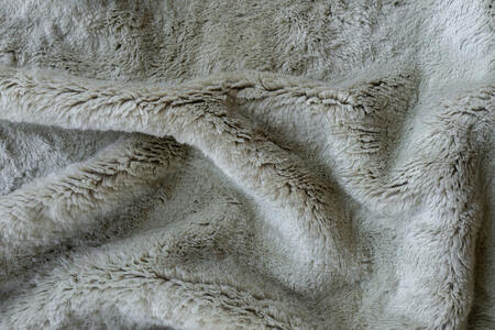 textured mohair - pearl | WOVEN