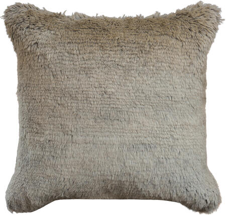 textured mohair pillow - dove | WOVEN