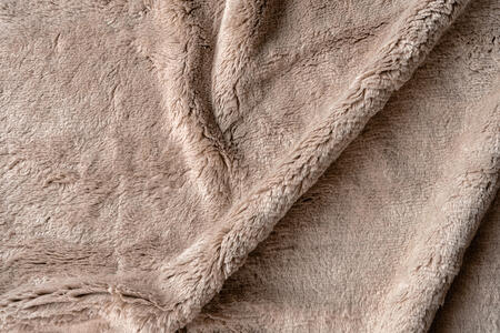 textured mohair pillow - quartz | WOVEN