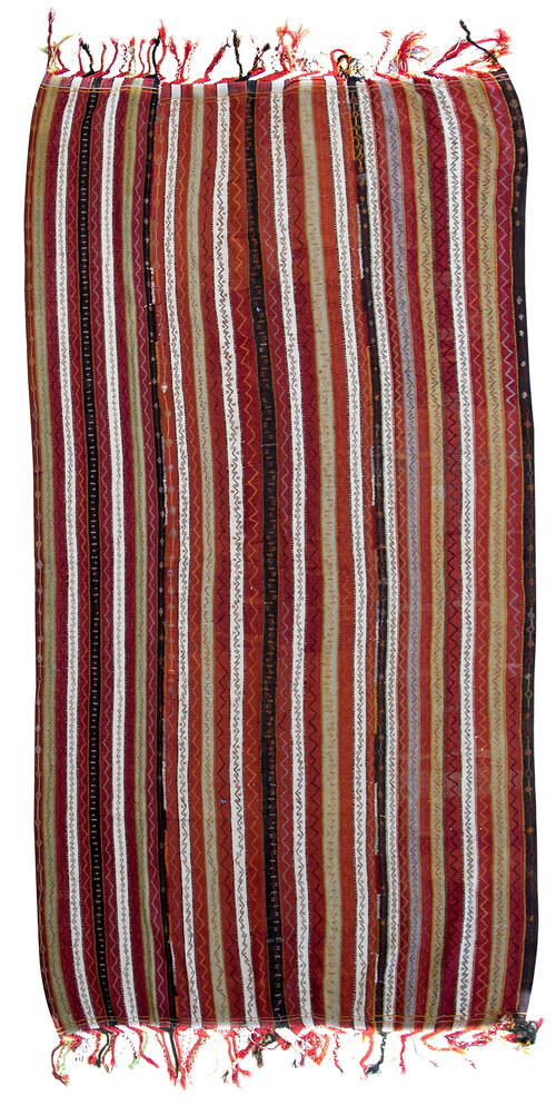 Kilim / 17301 / vintage colorful kilim / 17301, vintage WOVEN